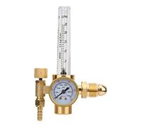 Caudalimetro Gas Argon Regulador De Argón Regulador Tig De Argón Con Escala + Columna, Caudalímetro De Gas Reductor De Presión De Argón Totalmente De Latón Rosca Macho G5/8, Conexión De Importación: