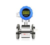 Caudalímetro magnético inteligente DN10-DN80, caudalímetro electromagnético for aguas residuales, salida RS485 de 4-20 mA Lecturas precisas(DN80)