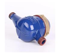 Caudalímetro, Medidor de agua de latón resistente, medidor de caudal, medidor de agua fría, for el hogar, jardín, mesa húmeda, herramientas de medición, medición de agua(For Pure iron)