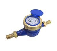 Caudalímetro, Medidor De Agua DN15, Medidor De Flujo De Latón Resistente, Grifo De Agua Fría, Herramientas De Medición De Mesa Húmeda For Jardín Y Hogar, Medición De Agua