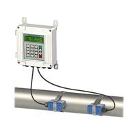 Caudalímetro, Medidor de flujo ultrasónico con Lcd digital montado en la pared pantalla TUF-2000SW TM-1 Transductor DN50-700 mm(Host and TS2)