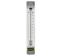 Caudalímetro tipo tubo, medidor de flujo líquido acrílico transparente LZM-20G, caudalímetro de agua de alta precisión, 1.5-15 GPM y 5-55 LPM, rosca interna de 3/4 pulgadas