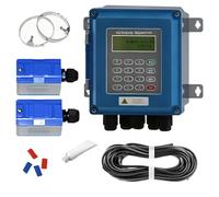 Caudalímetro ultrasónico DN15-6000 mm & medidor de flujo portátil con TM-1 y TS-2 sensores IP68, LCD retroiluminada, salida estable, para agua, agua de mar, alcohol y aceite(SD Yes,DN300-6000)
