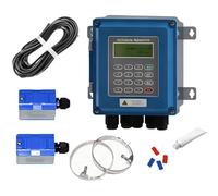 Caudalímetro ultrasónico DN15-6000 mm & medidor digital de flujo con TM-1 y TS-2 sensores IP68, LCD retroiluminada, disipación térmica, medición de agua, agua de mar(SD Yes,DN300-6000)
