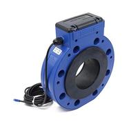 Caudalímetro ultrasónico inteligente RS485 DN50-DN150 con pantalla LCD, comprobador de caudal agua for riego agrícola, IP65 Baja repetibilidad(DN80)