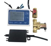 Caudalímetro ultrasónico, Medidor de sensor de flujo de control cuantitativo ZJ-LCD-M, medidor de flujo de agua con pantalla Lcd, sensor Hlal G1/2 YF-B2