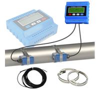 Caudalímetro ultrasónico para líquidos - Módulo de prueba de caudalímetro digital para montaje en pared, compatible con tuberías DN15~DN6000mm y rango de temperatura de -30~160 ℃(DN300-6000)