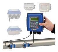 Caudalímetro ultrasónico portátil con abrazadera para tuberías de diámetro DN15 a DN6000 mm,sensor de líquidos no invasivo para aceite y aguas residuales,temperatura de -30 a 90 °C(DN300-6000)