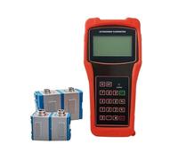Caudalímetro ultrasónico portátil con pantalla LCD, dispositivo de medición de caudal con abrazadera TS-2, TM-1 y TL-1 for tuberías de cobre/PVC. Alta sensibilidad, bajo error(Host-TS2-TM1-TL1)