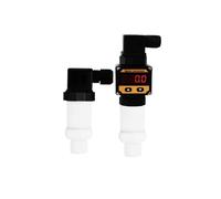 Caudalímetro Ultrasónico Transmisor De Presión Resistente A La Corrosión, Sensor Con Pantalla Digital 4-20mA A Ácidos Y Álcalis(-100KPa-0KPa)