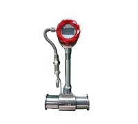 Caudalímetro Vortex con conexión de abrazadera y compensación temperatura presión for líquidos gases(DN15)