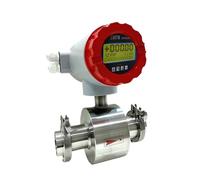 Caudalímetros, Medidor de caudal electromagnético pulsos con conexión abrazadera y pantalla DN50 acero inoxidable(DN10)