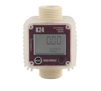 Caudalímetros Medidor Digital de combustible y aceite K24, medidor de turbina for productos químicos, agua líquida, ultrasónico, caliente, Industrial y comercial, 1 ud.(Color:Red Vertical)