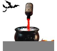 Caudron Halloween Decor - Exhibición de brujeros espeluznantes con botella de poción flotante, efecto de niebla burbujeante, difusor de vapor | Accesorios festivos perfectos para l