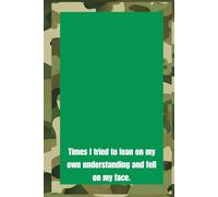 Caught Up In My Own Understanding Journal