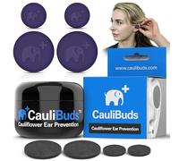 CauliBuds Imán de oreja de coliflor - Imanes de silicona de alta calidad para orejas de coliflor - Pendientes de presión magnéticos - Tratamiento en BJJ, lucha, MMA y rugby - Kit de drenaje de orejas
