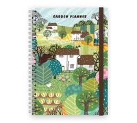 Cauliflower Journals Planificador de jardín, diario y cuaderno, diario de jardinería, bonito diseño de cubierta temática de jardín, encuadernado en espiral A5, 128 páginas temáticas, bolsillo doble y