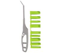 Caulk Finishing Tool, Smoothing Grout Remover with 9 Interchangeable Heads, Ergonomic Main Feature, Finishing Tool with Usage for Kitchen Bathroom Tiles Brick Floor Sink Joint Corners Seams