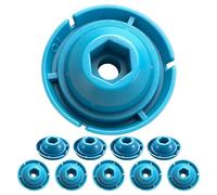 Caulk Machine Pusher Plate - 10 Pieces Quick Release Plunger, Replacement Caulking Tool Part, Durable Sealant Dispenser Component, Repair Accessory Kit | Maintenance Solution For Workshop Kitchen