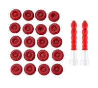 Caulk Saver Red 20-Pack Reusable Sealant Cover Caulk Saver Red | 20-pack red , reusable rubber material, prevents drying, easy roll on/off, clean storage solution