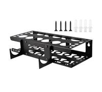 Caulk Tube aWall Mounted OrHolder - Large Capacity 12 Slot Wall Mounted Organizer, Storage Rack Stand Unit | Workshop Garage Living Room Dorm Home Wall Storage Tool Supply Organization Station