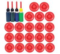 Caulk Tube Sealing Lids, Nozzle Caps, Leakproof Silicone Reusable, Preserving Tool for Latex, Tile Filler, Glass Glue, RV Maintenance, Home Repair and Construction Projects