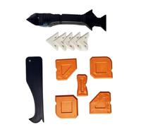 Caulking Finishing Kit - Nine In Sealant Tool System, Scraper Precision Joint Smoothing Device Set, Sink Toilet Automobile Repair Application Equipment | Seam Professional Cleaning