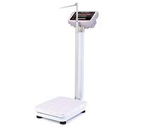 CAULO Básculas electrónicas de precisión, básculas de Altura y Peso, básculas Digitales para médicos, Postes de Altura Plegables de aleación de Aluminio, monitores Digitales HD