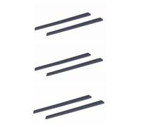 Caulo Fundas de repuesto para orejas compatibles con marcos de gafas de sol Oakley Glass OX3222 OX3232 OX3241 OX8097 OX8103, etc. (negro, 3 pares)