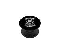Causa Divertida de la Muerte Diciendo patólogo forense PopSockets PopGrip Adhesivo