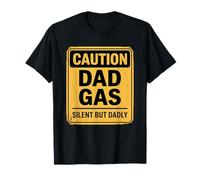Caution Dad Gas Silent But Dadly Camiseta