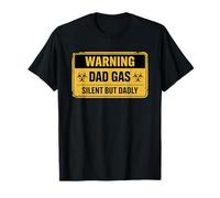 Caution Dad Gas Silent But Dadly Camiseta