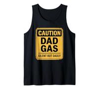 Caution Dad Gas Silent But Dadly Camiseta sin Mangas