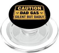 Caution Dad Gas Silent But Dadly PopSockets PopGrip para MagSafe