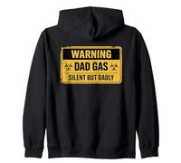 Caution Dad Gas Silent But Dadly Sudadera con Capucha