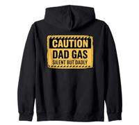 Caution Dad Gas Silent But Dadly Sudadera con Capucha