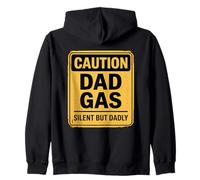 Caution Dad Gas Silent But Dadly Sudadera con Capucha