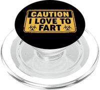 Caution I Love To Fart PopSockets PopGrip para MagSafe