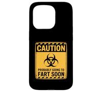 Caution Probably Going To Fart Soon Carcasa para iPhone 15 Pro