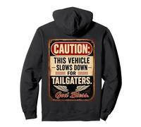 Caution: This Vehicle Slows Down for Tailgaters - Biker Sudadera con Capucha