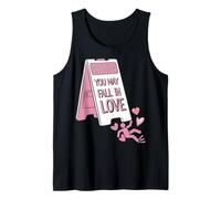 Caution: You Might Fall in Love - Funny Valentine's Day Desi Camiseta sin Mangas