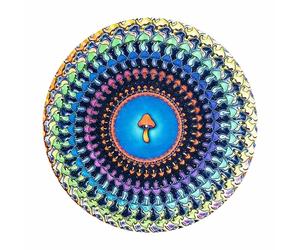 Cautiva a tu público con la alfombrilla para tocadiscos Zoetrope animada de 12 pulgadas, una alfombrilla con ilusión óptica que añade arte