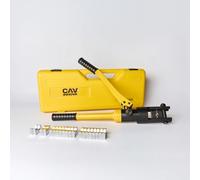 CAV INNOVA Crimpadora Hidráulica Herramienta 16T con 11 Matrices de Acero 16-300 mm², kit de Herramientas de Cable Eléctrico Hidráulico de Alta Presión Manual para Terminales de Cobre Aluminio 416374