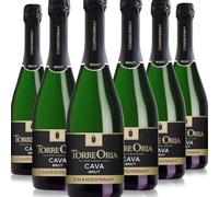 Cava Chardonnay Brut - Torre Oria Bodega tardicional. Pack 6 Botellas | Burbuja Fina y Sabor Elegante.