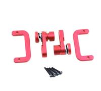 Cava de Metal Dig de 2 velocidades Servo Horn Brazo y Conjunto de Montaje Protector Compatible con III 1 10 RC Accesorios de Piezas de actualización de automóviles Crawler(Red)