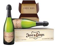 Cava Juvé & Camps Reserva Familia | Caja de Madera con 2 Botellas Espumoso Juve Camps x75 cl | Mejor Selección ENOVINOS