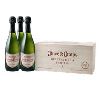 Cava Juvé & Camps Reserva Familia Pack 3 Botellas Estuche Madera