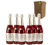 Cava Vía de la Plata Rosado - Para Disfrutar en Celebraciones y con los Tuyos - Pack 6 Botellas 75cl