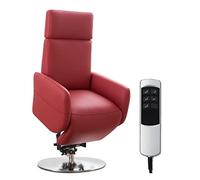CAVADORE Sillón de TV Cobra con 2 Motores eléctricos y Ayuda para levantarse/Sillón eléctrico Ajustable con Mando a Distancia/función de Relax/hasta 130 kg/M: 71 x 110 x 82 / Piel auténtica