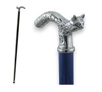 Cavagnini Bastón de Paseo Artesanal Madera y Metal, Ceremonia Novio, Personalizado - Bastón para Anciano, Hombre Elegante.